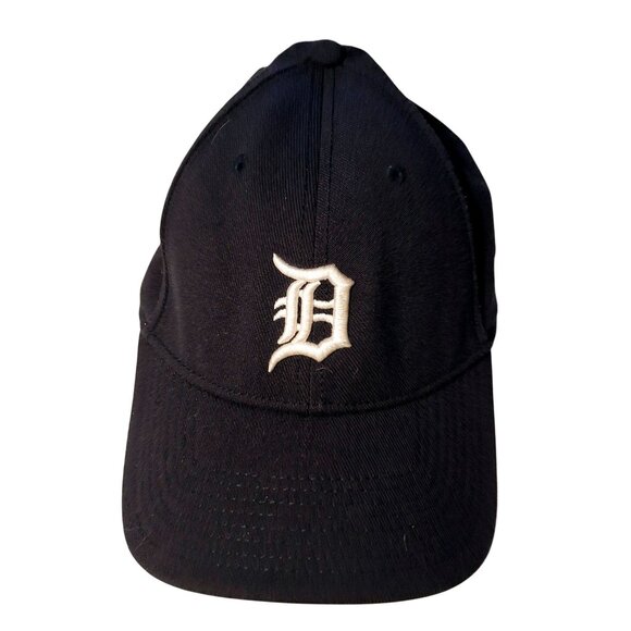 New Era Detroit Tigers 39Thirty Stretch Fit Cap Size M/L Black Outdoor Classic - Picture 1 of 8